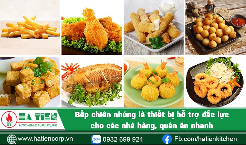 Bếp chiên nhúng hỗ trợ đắc lực cho các quán ăn nhanh