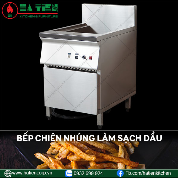 Bếp chiên nhúng tách dầu