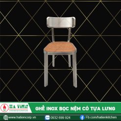 Ghế inox bọc nệm