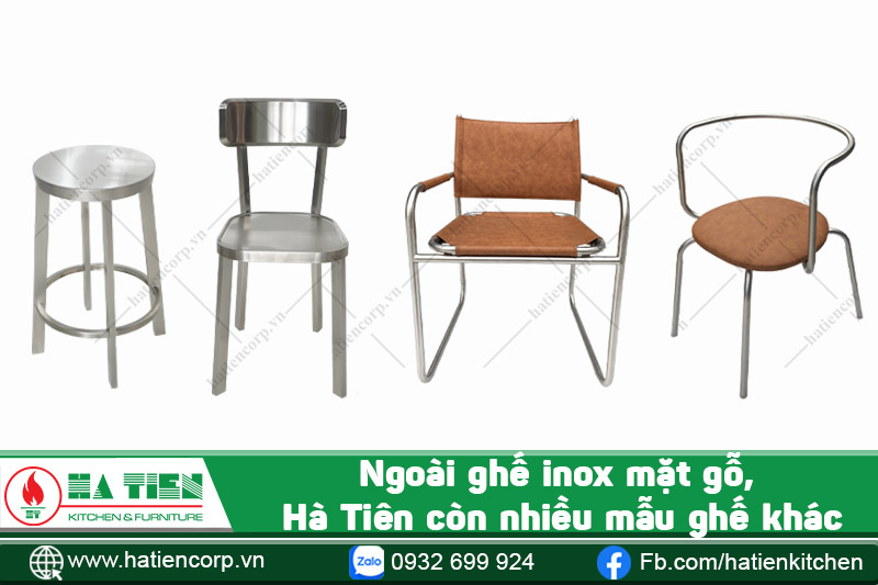 nhiều mẫu ghế khác nhau
