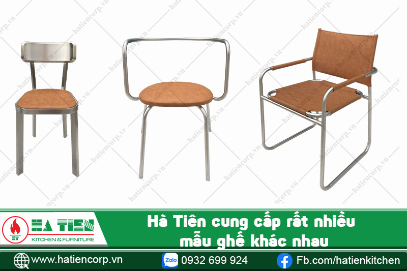 Hà Tiên cung cấp nhiều mẫu ghế
