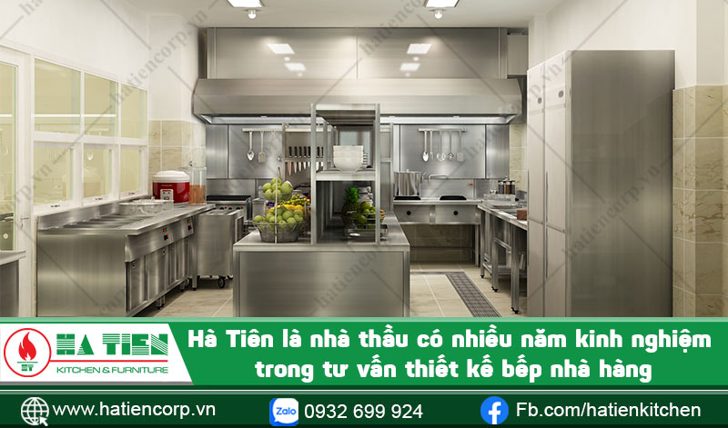 Nhà thầu tư vấn thiết kế bếp nhà hàng