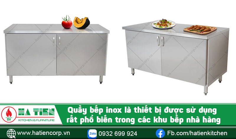 Quầy bếp inox