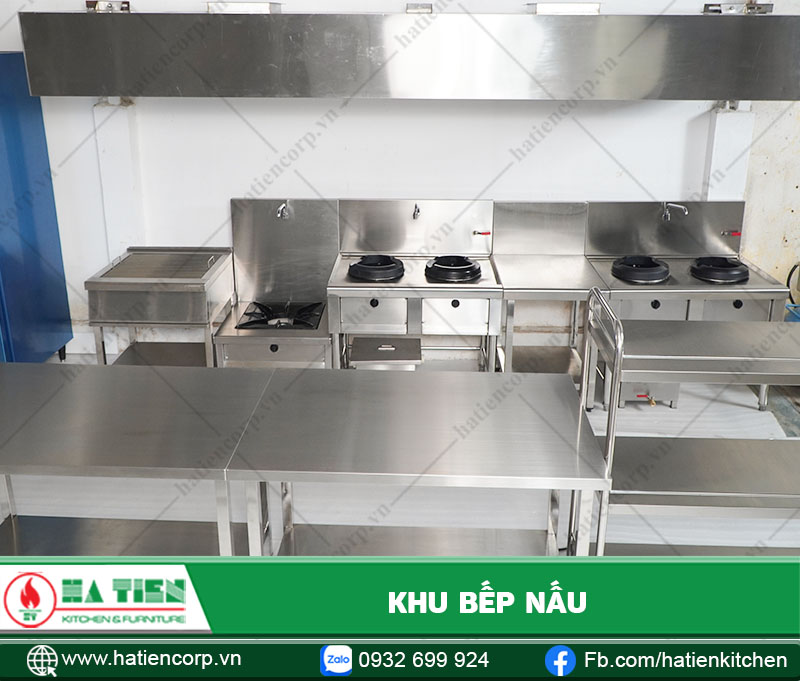 khu bếp nấu nướng 