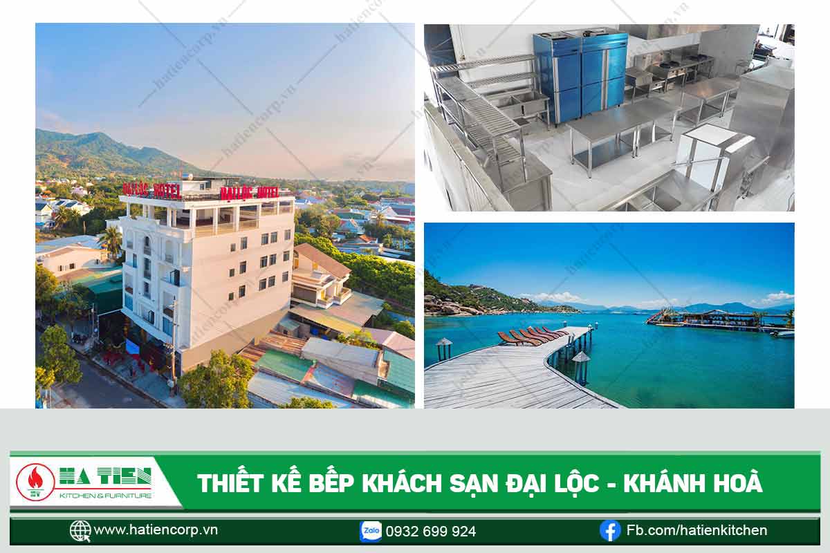 Thiết kế bếp công nghiệp Nha Trang - Khách sạn Đại Lộc