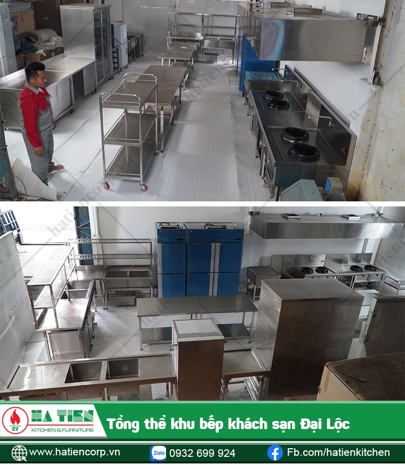 Đáp ứng tiêu chuẩn diện tích bếp nhà hàng