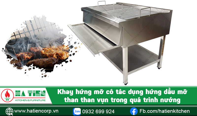 Bếp nướng than inox 304