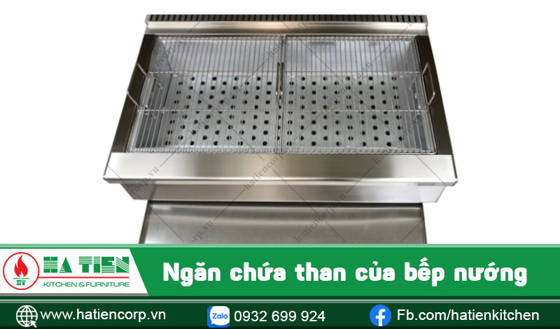Ngăn chứa than của bếp nướng
