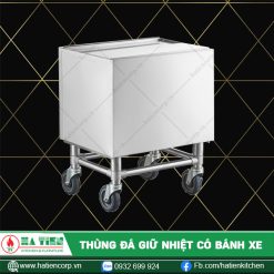 thùng đá có bánh xe