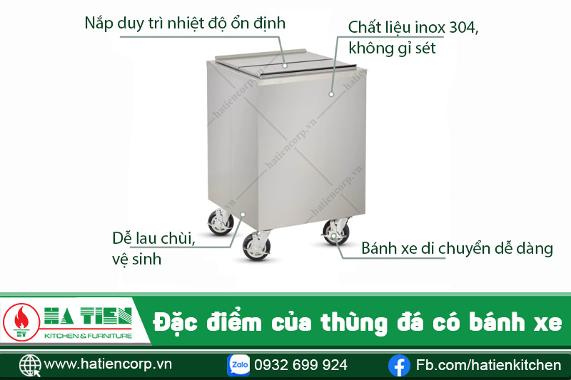 đặc điểm của thùng đá giữ nhiệt