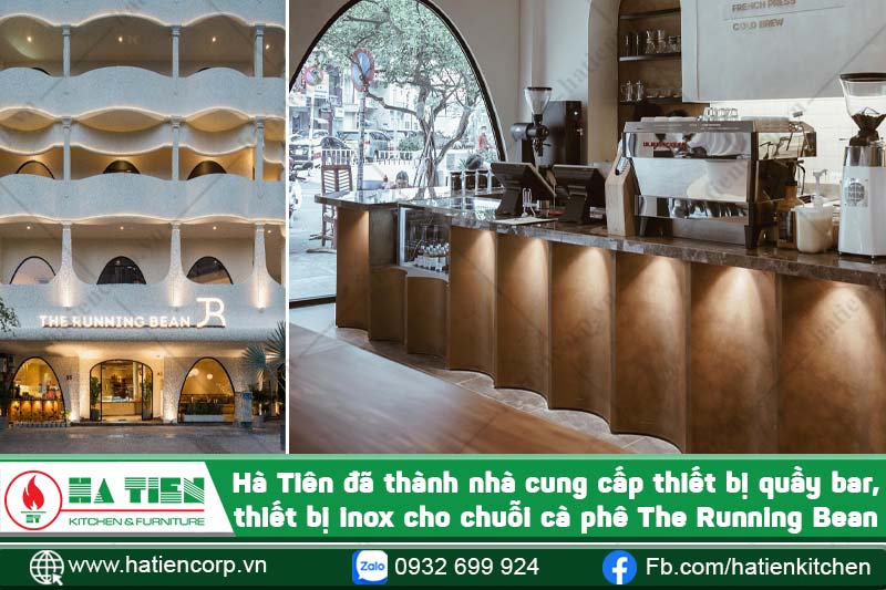 Hà Tiên đã trở thành nhà cung cấp thiết bị cho chuỗi cà phê The Running Bean