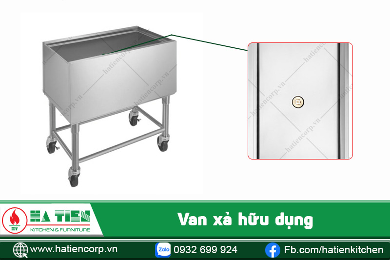 thùng đá giữ nhiệt có van xả