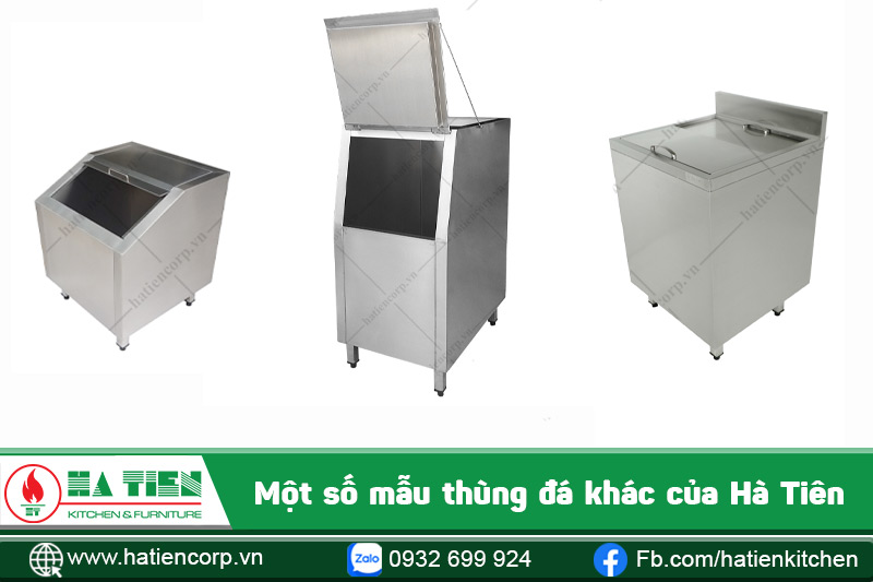 các mẫu thùng đá inox quầy bar khác của Hà Tiên