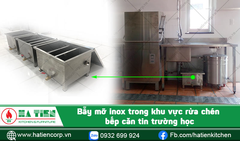 Bẫy mỡ inox