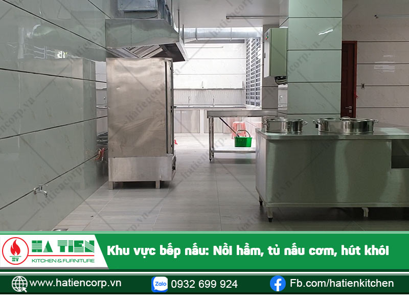 Nhà hàng sử dụng nhiều thiết bị nấu khác nhau