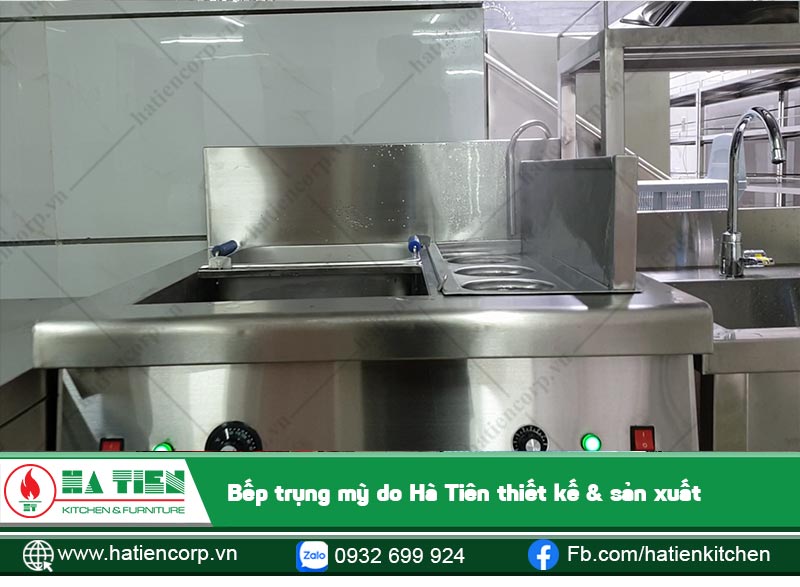 Nhà hàng sử dụng bếp trụng mỳ hiện đại