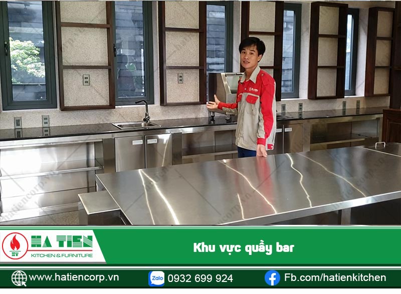 Quầy bar nhà hàng cao cấp