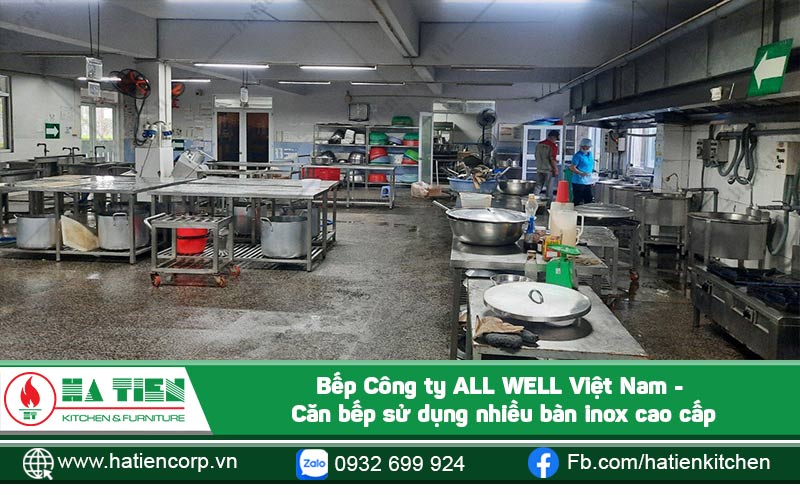 Thiết bị bếp đạt chuẩn theo nguyên tắc 1 chiều