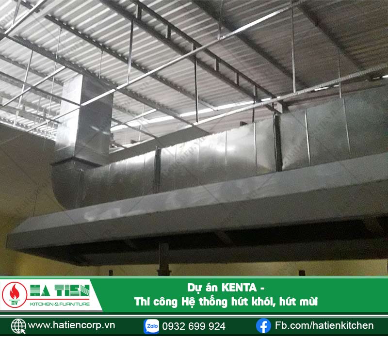 Hệ thống giúp hút khói, ngăn mùi trong bếp hiệu quả