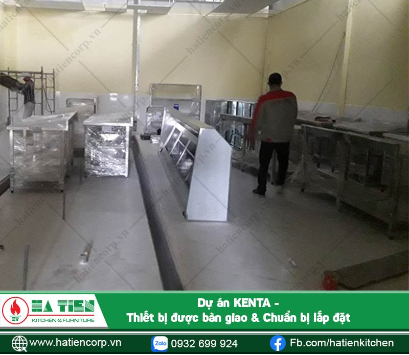Thiết bị được bàn giao, chuẩn bị thi công