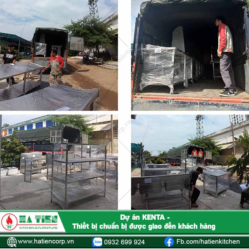 Thiết bị chuẩn bị được vận chuyển và bàn giao cho Quý khách