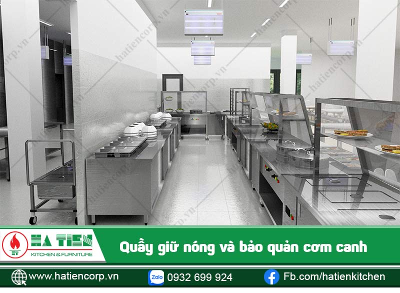 Lối đi thông thoáng giúp nhân viên dễ hoạt động