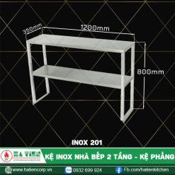 kệ inox nhà bếp dài 1200, 201