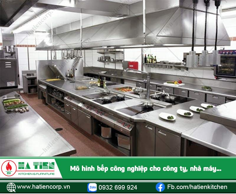 Một căn bếp hoàn chỉnh cần nhiều khu vực liên kết với nhau