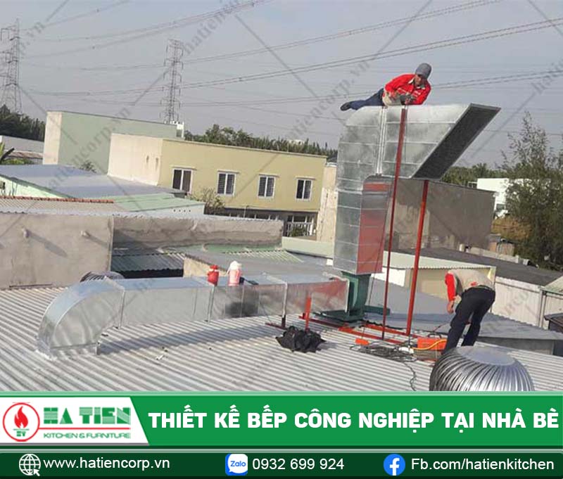 Thiết kế bếp công nghiệp tại Nhà Bè - Thiết kế bếp Công ty Kết Nối Tài Chính KenTa