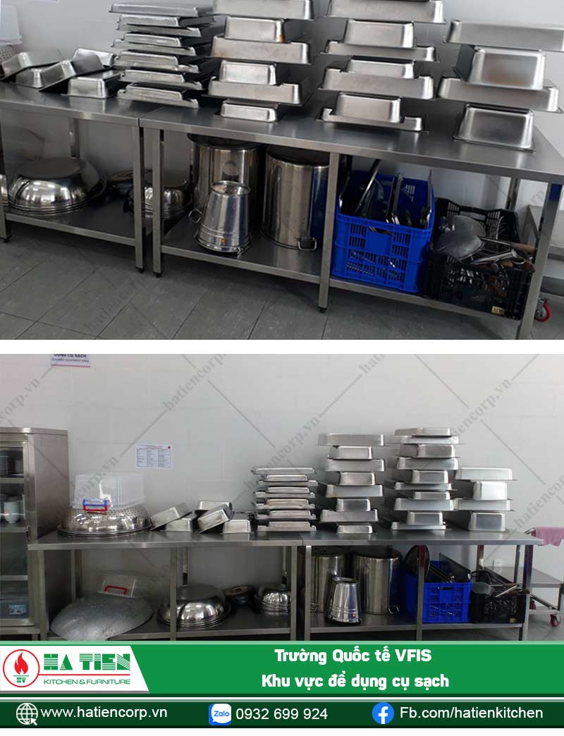 Nơi cất trữ vật dụng, đảm bảo khô ráo, thoáng nước và sạch sẽ