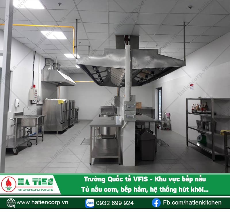 Khu bếp nấu trường VFiS