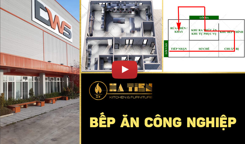 Nhà thầu thiết kế bếp công nghiệp