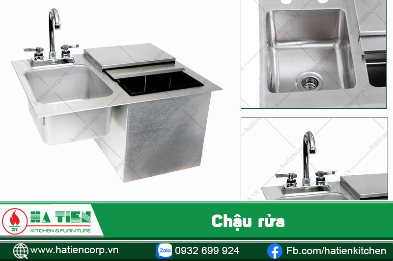 thùng đựng đá giữ nhiệt có chậu rửa