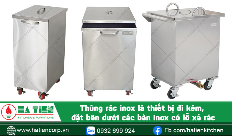 Thùng rác inox