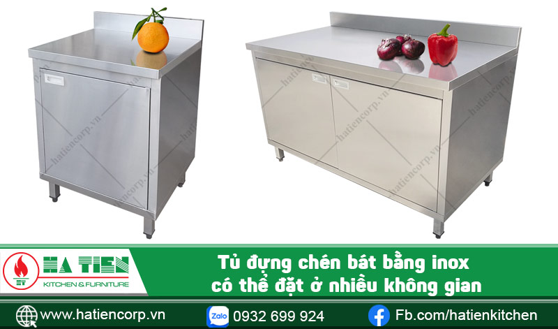 Tủ đựng chén bát bằng inox