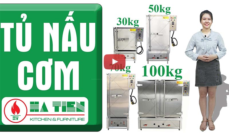 Video hướng dẫn sử dụng tủ nấu cơm công nghiệp
