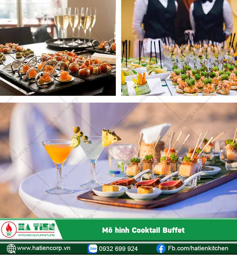 Mô hình Cooktail Buffet