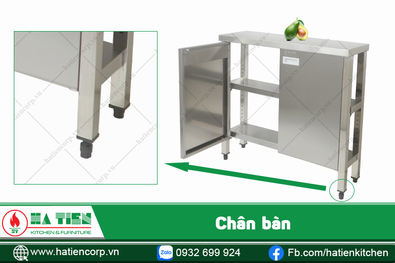 chân bàn inox đẹp 