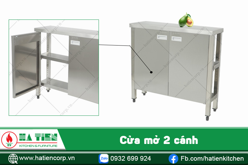 2 cánh cửa mở