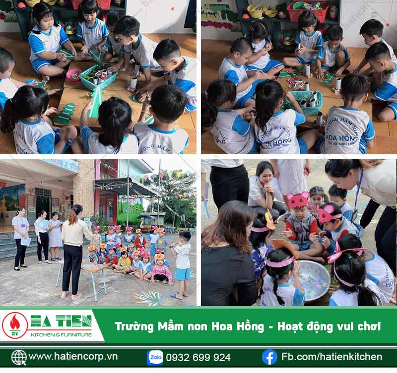Phòng sinh hoạt chung, nơi diễn ra nhiều hoạt động của các bé