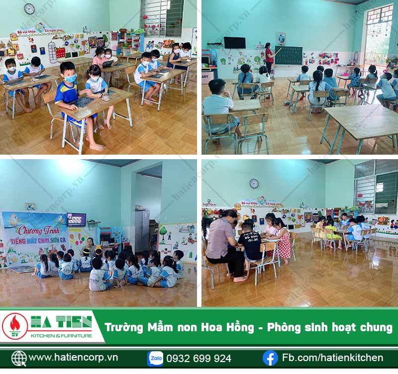Không gian học tập và vui chơi của các bé phải rộng và thoáng