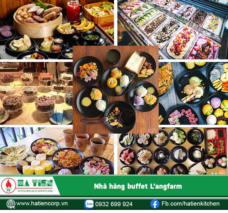 Menu buffet được dựa trên nguồn nguyên liệu chính là nông sản thực phẩm và đặc sản Đà Lạt. Do đó, khách hàng có thể an tâm thưởng thức cùng gia đình và người thân.