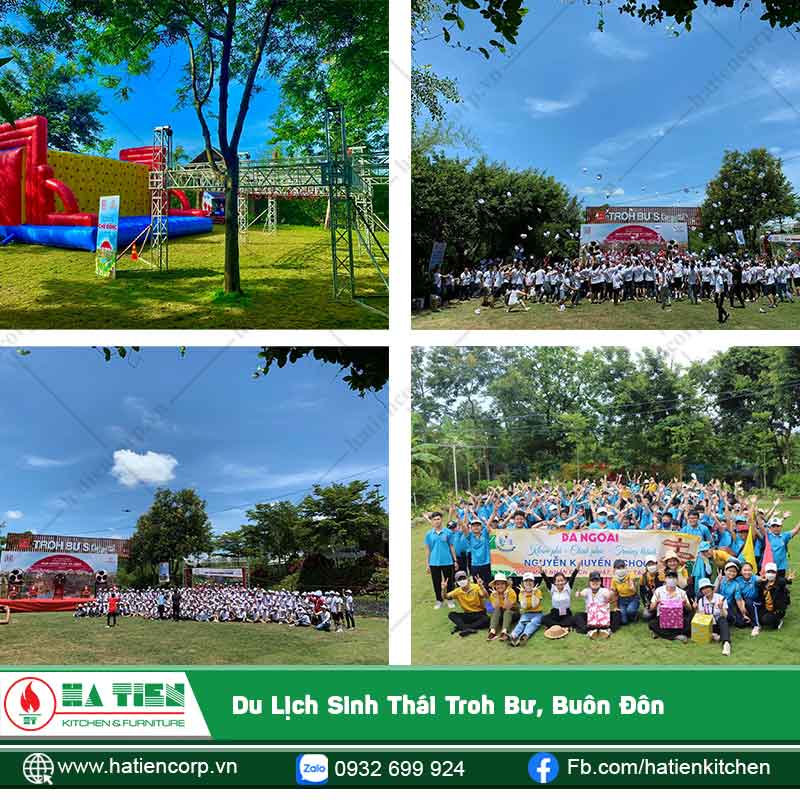 Hoặc tham gia các hoạt động camp, team building