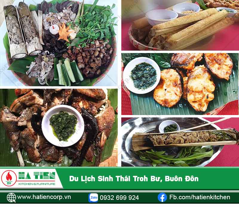 Các món ăn đặc trưng hương vị núi rừng Tây Nguyên