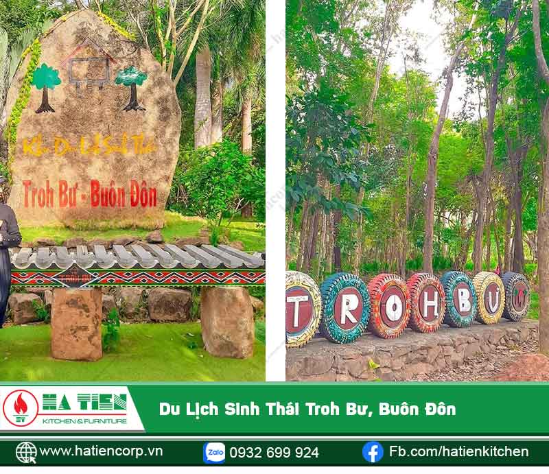 Troh Bư được biết đến là khu vườn có nhiều cảnh đẹp ở Đắk Lắk, Tây Nguyên.