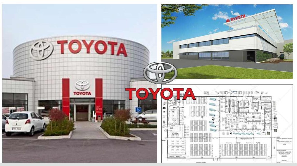 Thiết kế bếp công nghiệp tại Vĩnh Phúc, Công ty Ô tô TOYOTA Việt Nam