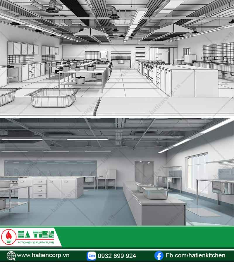 Thiết kế căn bếp có tính linh hoạt