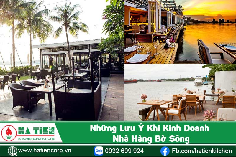 nhà hàng bờ sông