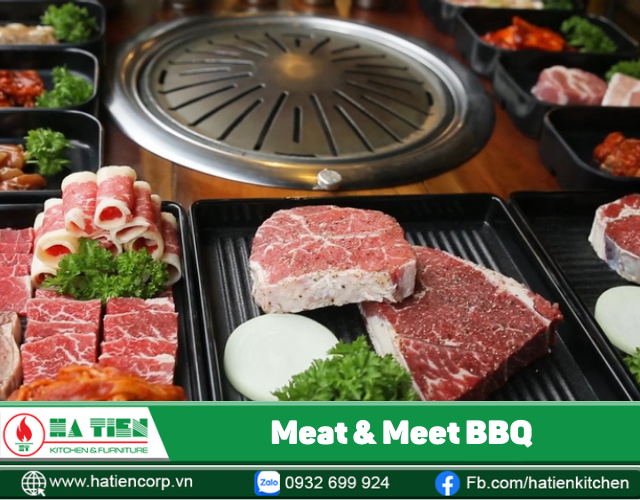 nhà hàng hàn quốc tphcm meat & meet BBQ