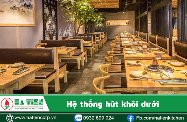 hệ thống hút khói dưới
